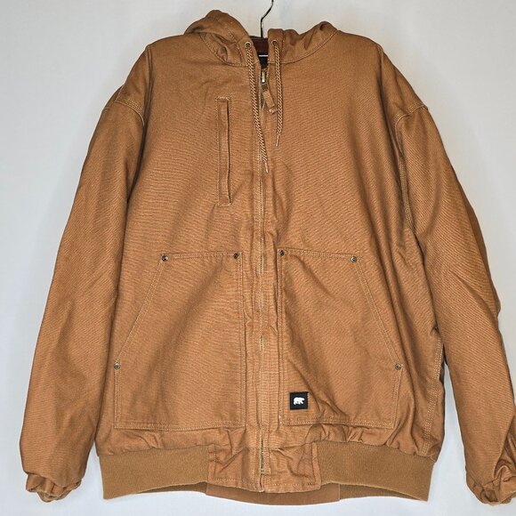 Polar King Fleece Lined Insulated Duck Jacket, Men's XL, NWT - Picture 2 of 9